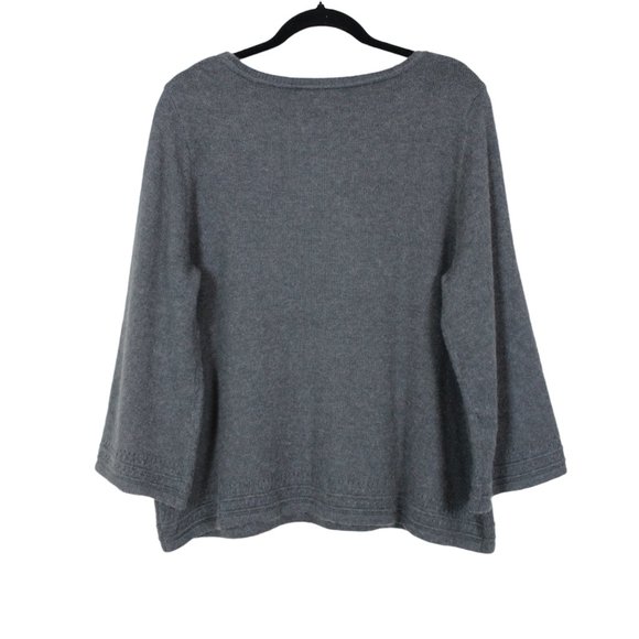 89th & Madison Light Gray Wide Sleeve Sweater - Picture 2 of 11